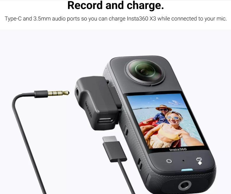 Insta360 ONE X3 Mic Adapter