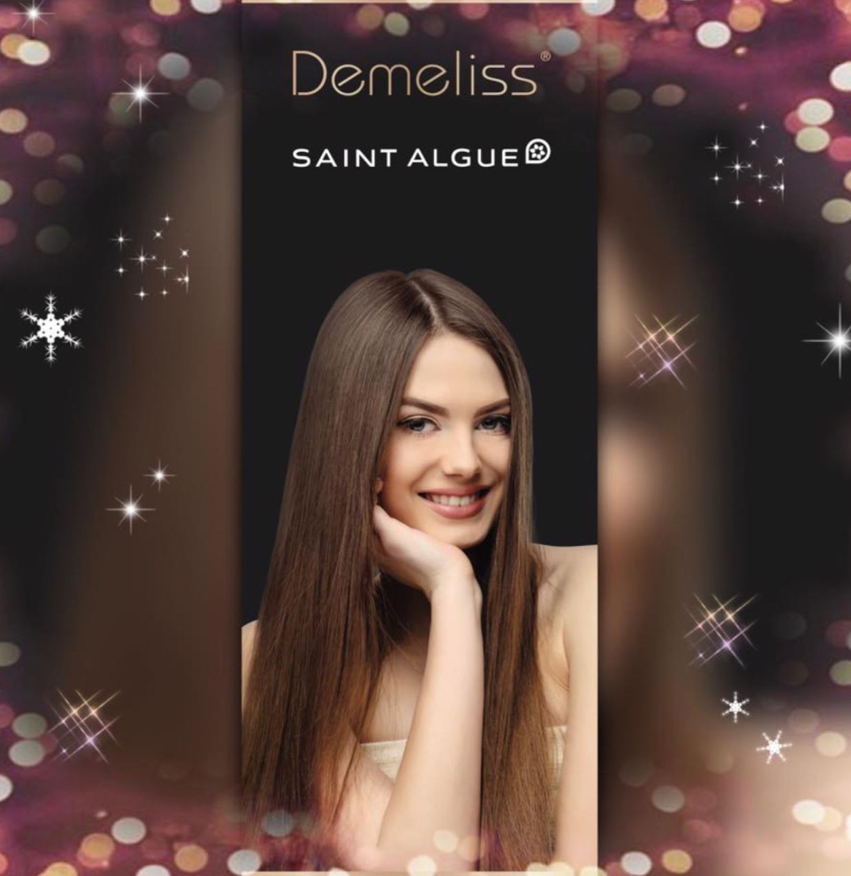 Saint Algue Demeliss Mini Pro Straightening & Waving Brush- Pink