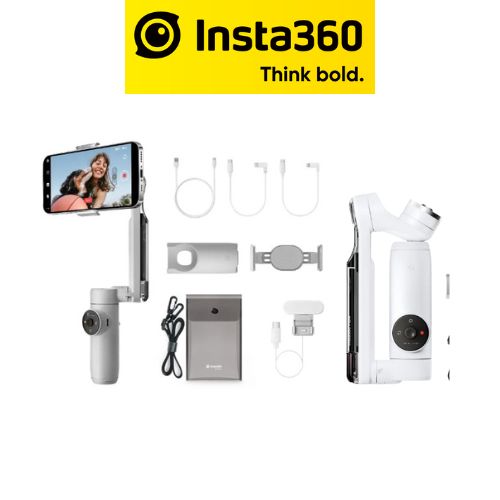 Insta360 Flow Smartphone Gimbal Stabilizer Creator Kit (Gray) by