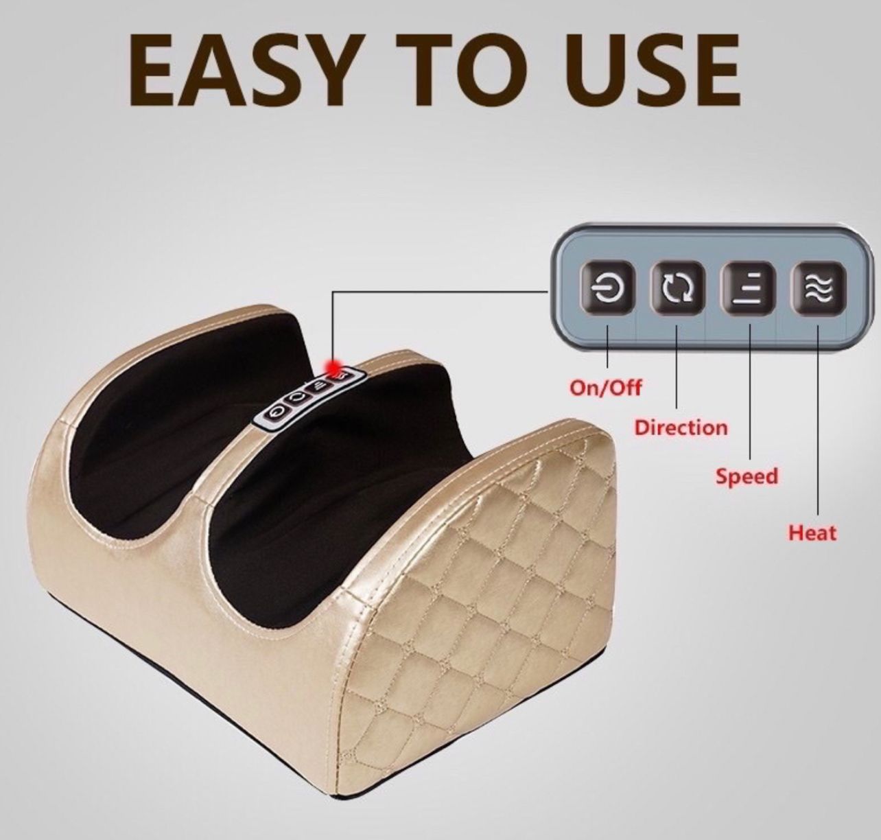 Multi-Functional Comfort Heating Foot Massager Reflexology