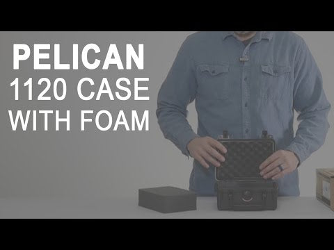 Pelican 1120 Black Protector Case with Foam-Limited Lifetime Local Warranty