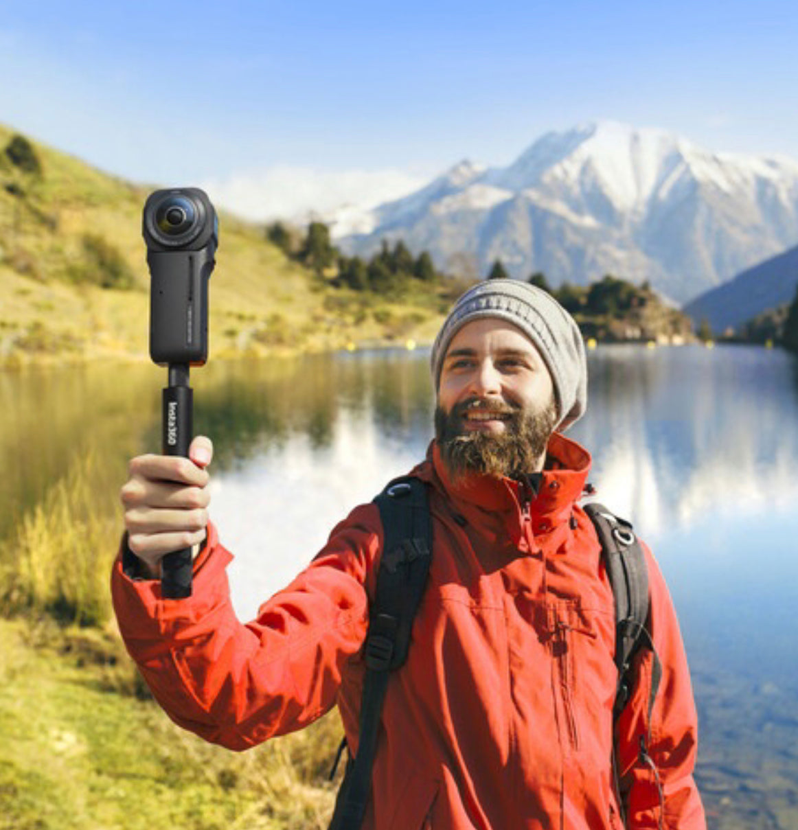 Insta360 ONE RS 1-Inch 360 With Invisible Selfie Stick, MicroSD 256GB