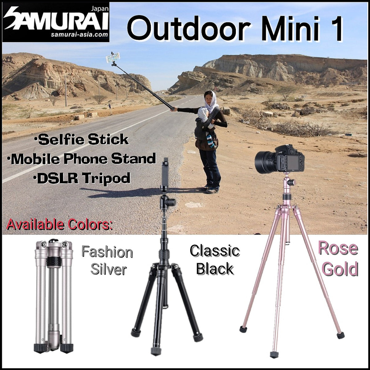 Samurai Tripod Outdoor Mini 1