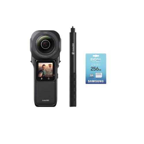 Insta360 ONE RS 1-Inch 360 With Invisible Selfie Stick, MicroSD 256GB