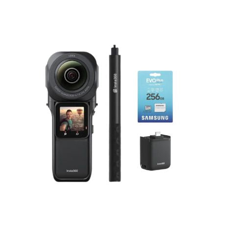 Insta360 ONE RS 1-Inch 360 With Invisible Selfie Stick, MicroSD 256GB