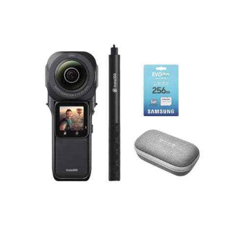 Insta360 ONE RS 1-Inch 360 With Invisible Selfie Stick, MicroSD 256GB