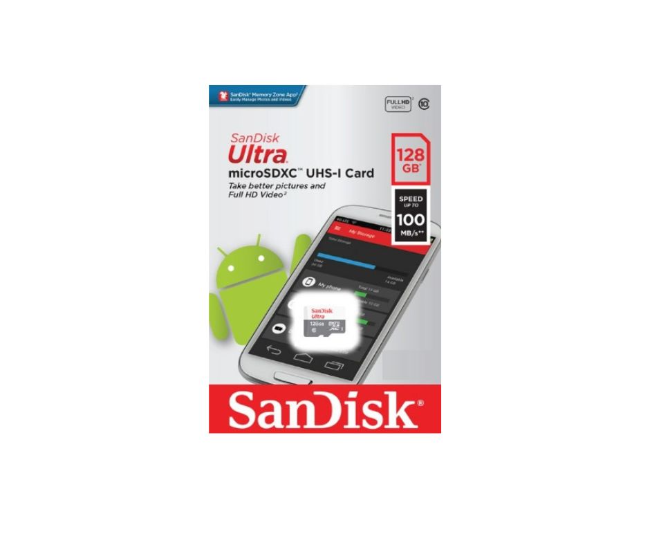 SanDisk Ultra microSDXC UHS-I cards 100MB/s Without Adapter (SDSQUNR)