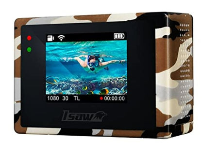 Isaw Wing Lite Camo Edition Action Camera (Black)