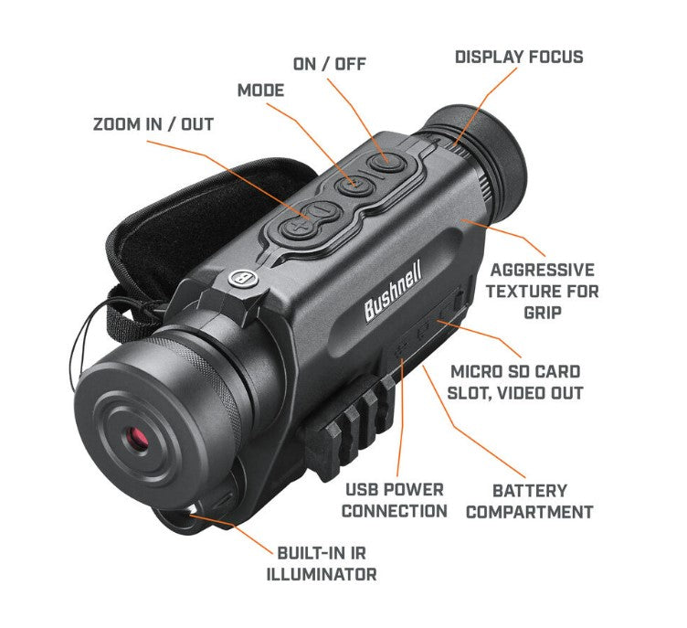 Bushnell X650 Digital Night Vision Equinox 5x32mm FREE Air Duster - Limited Lifetime Warranty