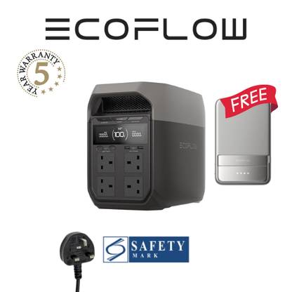 EcoFlow DELTA 3 Portable Power Station Free a Rapid 5000mAH Powerbank- 5 Years Local Manufacturer Warranty