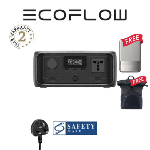 EcoFlow RIVER 3 UPS Portable Power Station - 2 Years Local Manufacturer Warranty