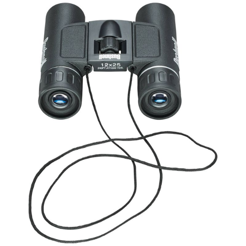 Bushnell Binoculars Powerview Roof Prism Compact 12x25 (131225) FREE Air Duster - Limited Lifetime Warranty