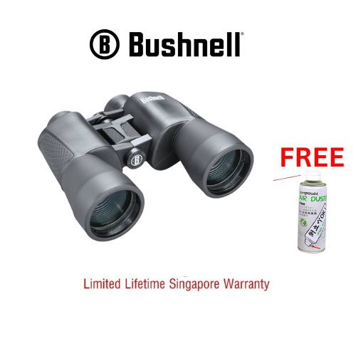 Bushnell PowerView 20X50 Binoculars (132050) FREE Air Duster - Limited Lifetime Warranty