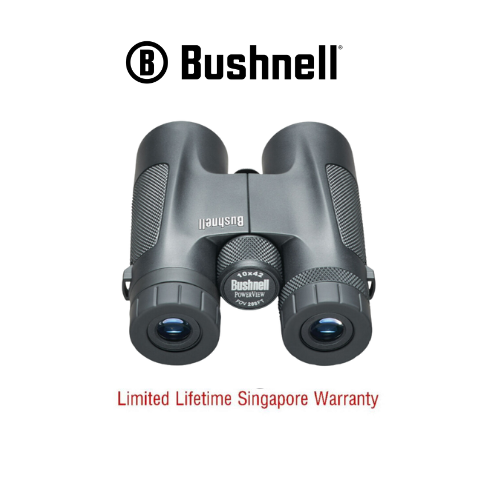 Bushnell POWERVIEW® Roof Binoculars 10X42 (141042) FREE Air Duster - Limited Lifetime Warranty