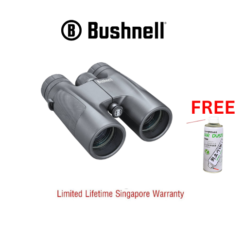 Bushnell POWERVIEW® Roof Binoculars 10X42 (141042) FREE Air Duster - Limited Lifetime Warranty