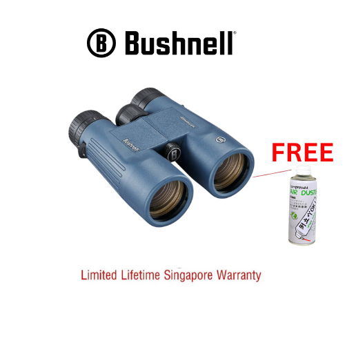 Bushnell H2O Waterproof Binoculars 10x42 (150142R) FREE Air Duster - Limited Lifetime Warranty