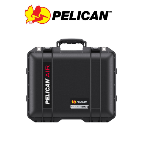 Pelican 1507 Air Case With Foam (Black) - Limited Lifetime Warranty