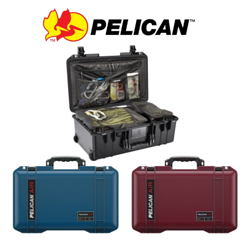 Pelican 1535TRVL Air Travel Wheeled Carry On Case (1535AirWL/Travel OrganiserBlack) -Limited Lifetime Local Warranty