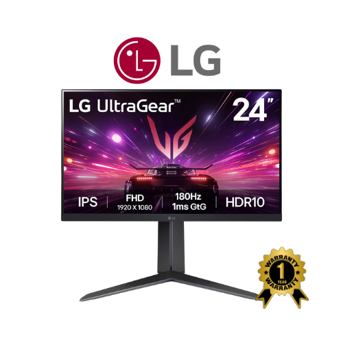 LG IPS Full HD 180HZ Gaming Monitor (24GS65F-B / 27GS65F-B)