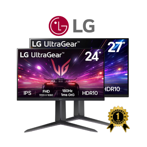 LG IPS Full HD 180HZ Gaming Monitor (24GS65F-B / 27GS65F-B)