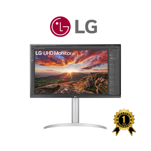 LG UHD 4K 27" IPS Display Monitor with USB Type-C™ - 1 Year Warranty (27UP850K-W)