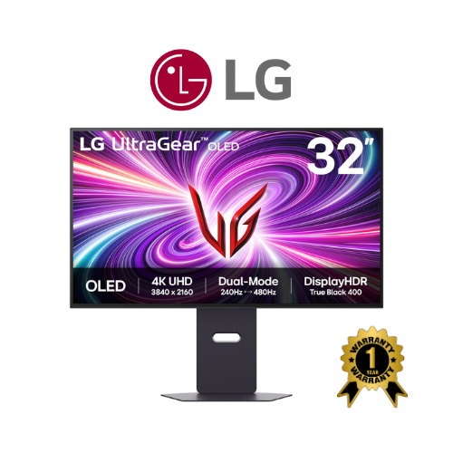 LG 32" Ultra Gear™ Dual-Mode OLED Gaming Monitor 4K UHD (32GS95QB-B)