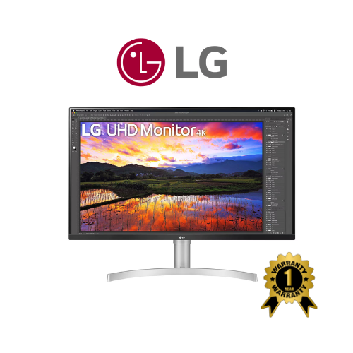 LG 31.5" UHD 4K IPS Monitor - 1 Year Warranty (32UN650K-W)