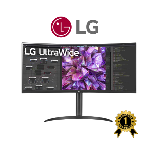 LG Curved UltraWide™ 34" QHD IPS Display Monitor - 1 Year Warranty (34WQ75C-B)