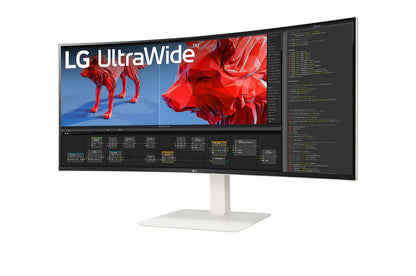 LG 38" UltraWide™ QHD (3840x1600) Curved monitor -1 Year Warranty (38WR85QC-W)
