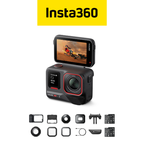 Insta360 Ace Pro 2 Ultimate Videography Bundle (Midnight Black) Dual Battery