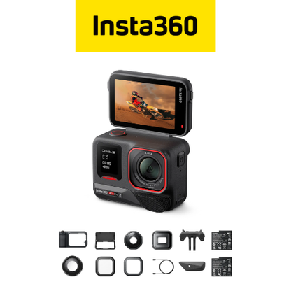 Insta360 Ace Pro 2 Ultimate Videography Bundle (Midnight Black) Dual Battery