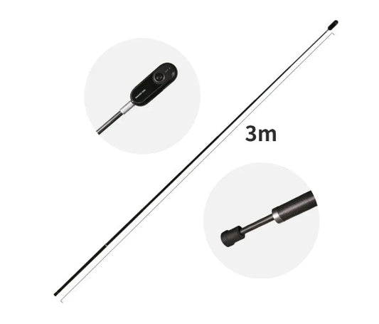 Insta360 Extended Edition Selfie Stick (3m) for X3/ONE RS (1-Inch 360 excluded)/ONE X2/ONE R/ONE X/ONE