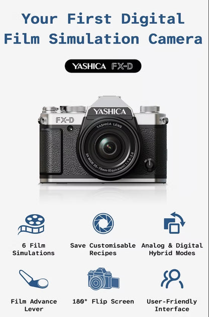 YASHICA FX-D 300 Digital Film Simulation Camera
