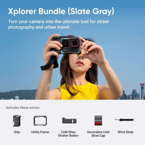 Insta360 Ace Pro 2 Xplorer Bundle (Moonlight Silver/Slate Gray)