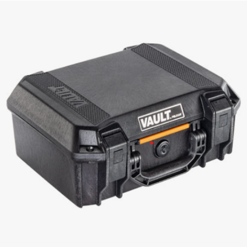 Pelican V200 Vault Medium Pistol Case - Limited Lifetime Local Warranty