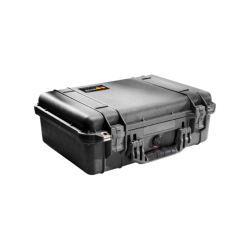 Pelican 1504 Waterproof 1500 Case with Yellow and Black Divider