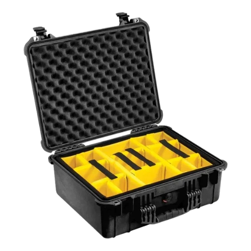 Pelican 1514 with Padded Divider System Black Air Case