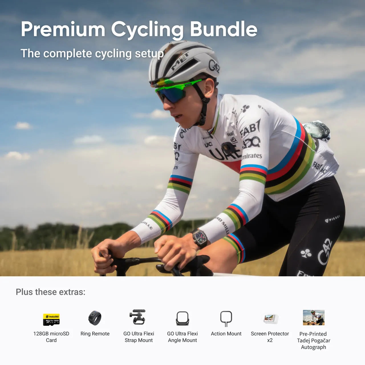 Insta360 GO Ultra Premium Cycling Bundle