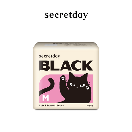 SECRETDAY - BLACK MEDIUM 24.5CM 16S