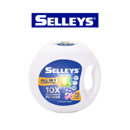 Selleys Laundry Pods Tub with 72 pcs Pod (Floral / Lavender)