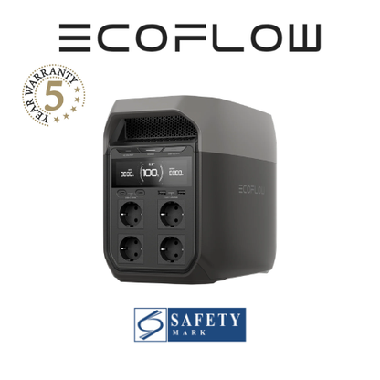 ECOFLOW DELTA 3 Series Portable Power Station - 5 Years Local Manufacturer Warranty
