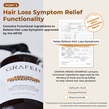 GRAFEN - Hinoki Shampoo 500ML