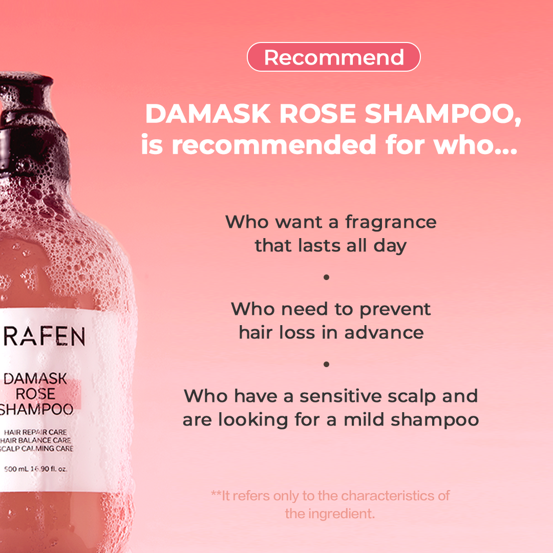 GRAFEN - Damask Rose Shampoo 500ML