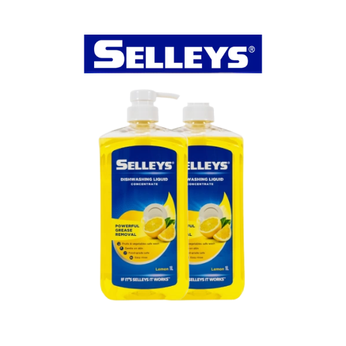 Selleys Dishwashing Liquid Concentrate 1L & 1L Refill (Lime / Lemon)