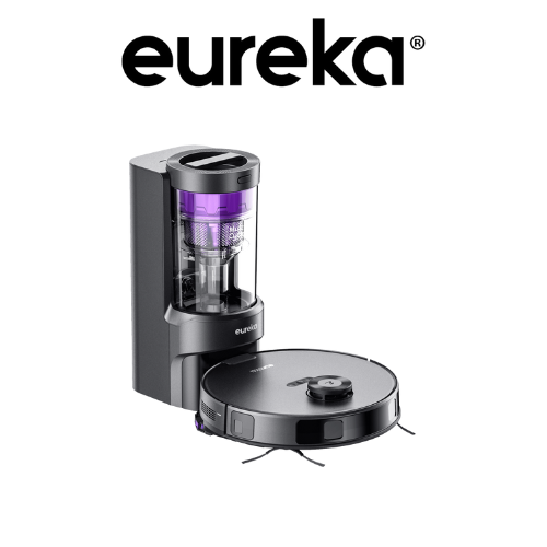 Eureka E10S Hybrid Vacuum and Mop with Bagless Self-Empty Station FREE Portable Power Station