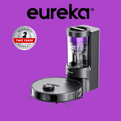 Eureka E10S Hybrid Vacuum and Mop with Bagless Self-Empty Station