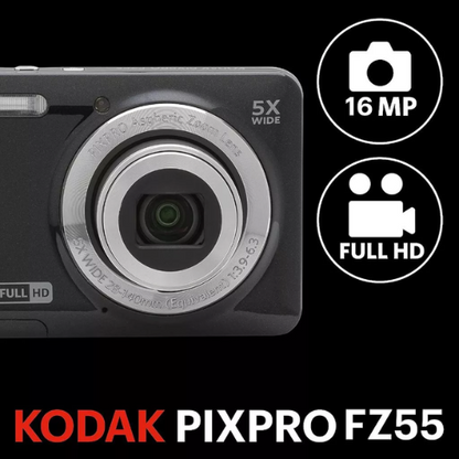 KODAK PIXPRO FZ55 Digital Camera with Free SD Card