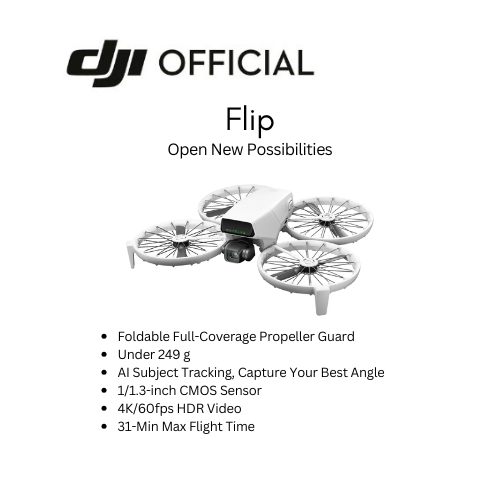 DJI Flip Camera Drone