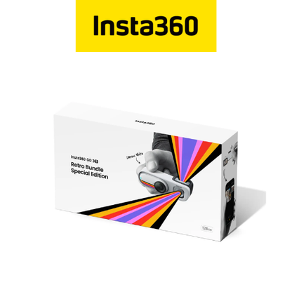 Insta360 GO 3S Retro Style Viewfinder Bundle Special Edition (Canvas White/ Classic Red)