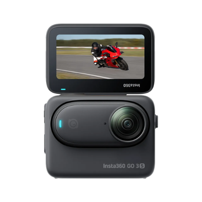 Insta360 GO3S Motorcycle In-Helmet POV Bundle (Special Edition) Midnight Black 128GB